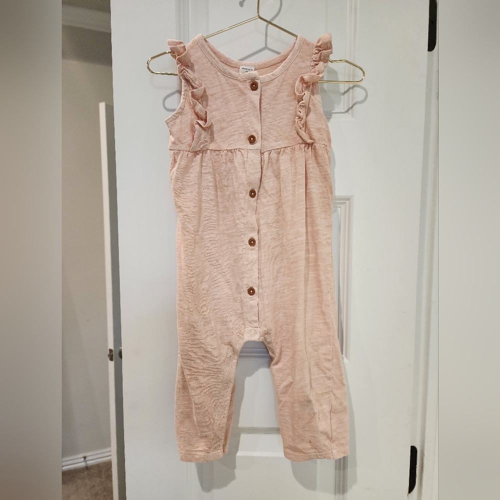 Nordstrom Pink Baby Girl Jumper, Size 12M